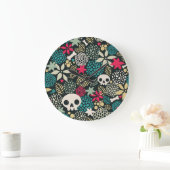 スカル ラージ壁時計 (ホーム)