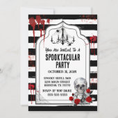 スカル＆ローズ 招待状 (正面)