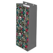 スカル ワインギフトバッグ (正面アングル)