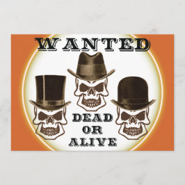 スカル·ワンデッド/アライブ·招待状 招待状