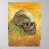 スカル：ヴィンセント・ヴァン・ゴッホ、ヴィンテージ印象派 ポスター (正面)