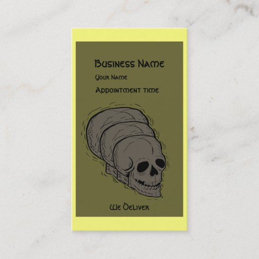 スカル- 予約カード (正面)