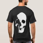 スカル、人間、頭 Tシャツ (裏面)