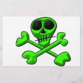 スカル 便箋 (正面)