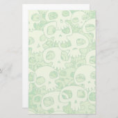 スカル 便箋 (正面/裏面)