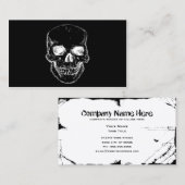 スカル 名刺 (正面/裏面)