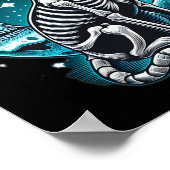 スカル-子猫スケルトンハロウィンコスチュームアイディア ポスター (角)