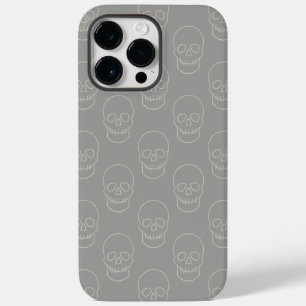 スカル-幽霊グレーとボーンホワイト Case-Mate iPhone 14 PRO MAXケース