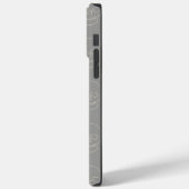スカル-幽霊グレーとボーンホワイト Case-Mate iPhoneケース (裏面 / 左)