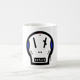 スカル「愛は痛み」 コーヒーマグカップ
