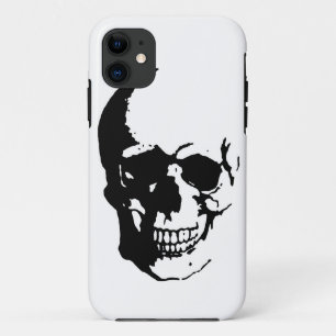 スカル – 白黒メタルファンタジーアート iPhone 11 ケース