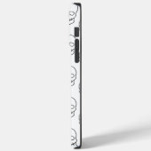 スカル – 白黒 Case-Mate iPhoneケース (裏面 / 左)