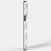 スカル – 白黒 Case-Mate iPhoneケース (裏面 / 右)
