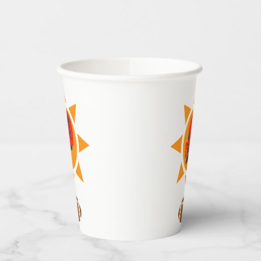 スカル 紙コップ (左)