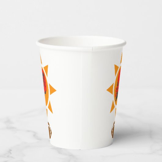 スカル 紙コップ (右)