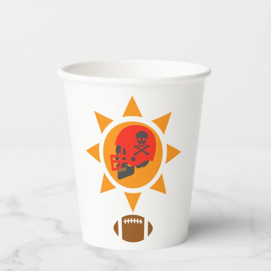 スカル 紙コップ (正面)