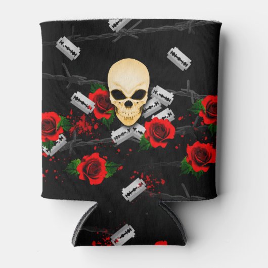 スカル 缶クーラー (正面)