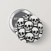 スカル 缶バッジ (正面&裏面)