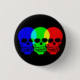 スカル 缶バッジ