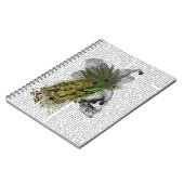 スカル（羽毛付き） ノートブック (左側)