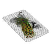 スカル(羽毛付き) マグネット (右側)