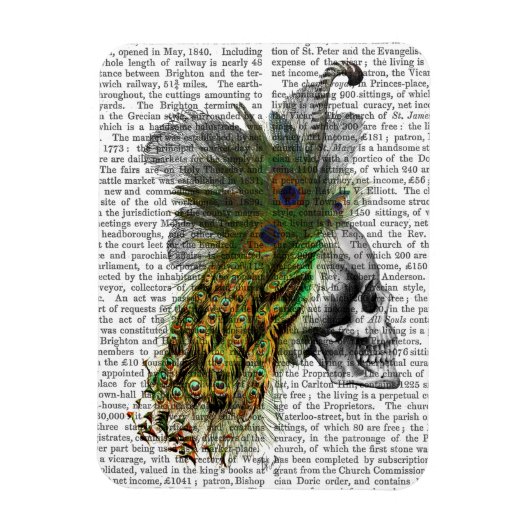 スカル(羽毛付き) マグネット (縦)