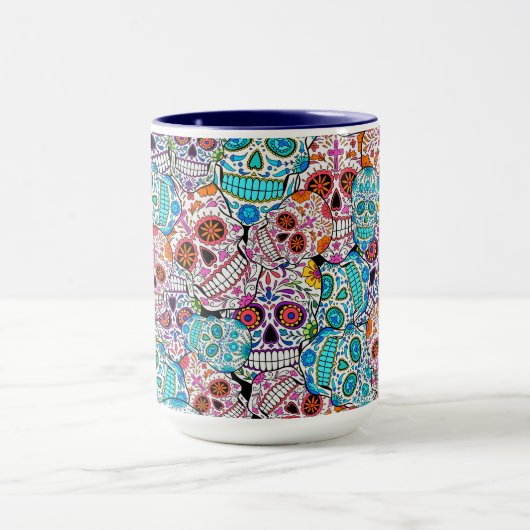 スカル(花) マグカップ (中央)