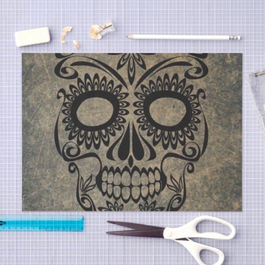 スカル 薄葉紙 (クラフト)