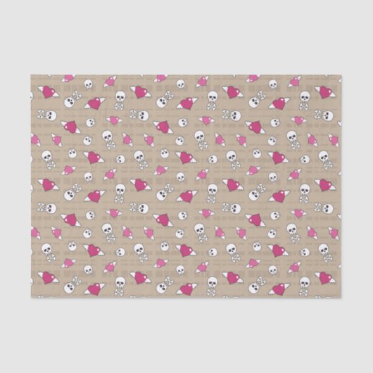 スカル 薄葉紙 (正面)