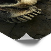 スカル・蝶 ポスター (角)