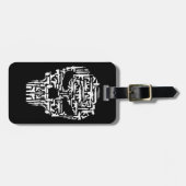 スカル・銃・ナイフ製品 ラゲッジタグ (正面横)