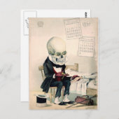 スカル,骨格,薬剤,医薬品 ポストカード (正面/裏面)