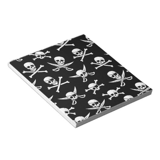 スカル・骨 ノートパッド (アングル)