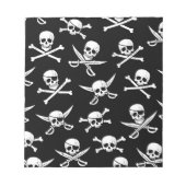 スカル・骨 ノートパッド (正面)