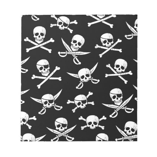 スカル・骨 ノートパッド (正面)