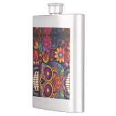 スカル，骨，骨格，骨 フラスク (左)