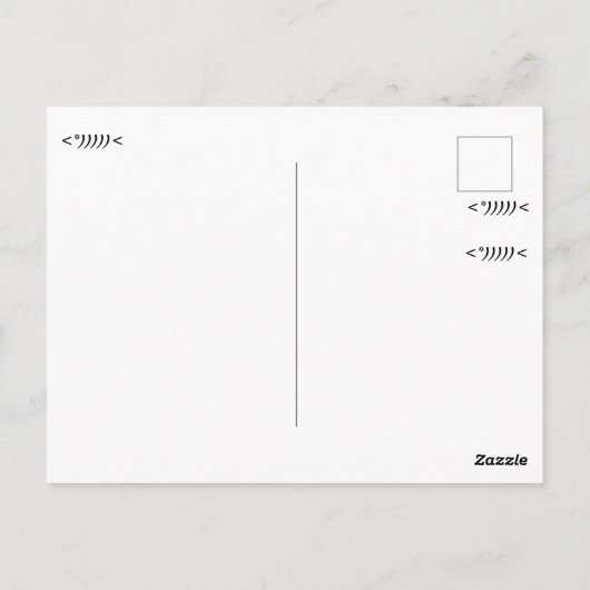 スカル;黒ひげYMCA ポストカード (裏面)