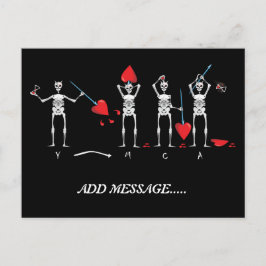 スカル;黒ひげYMCA ポストカード