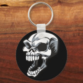 スカル-01 キーホルダー (正面)