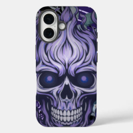 スカル iPhone 16ケース