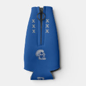 スカル- Drink-White/Blue ボトルクーラー (裏面)