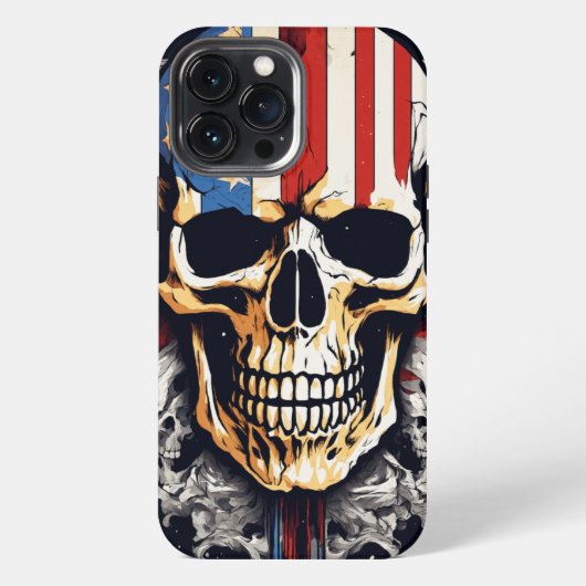 スカル iPhoneケース (裏面)
