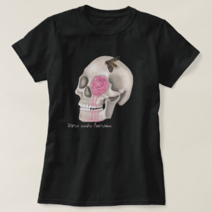 スカル- mors mihi lucrum tシャツ