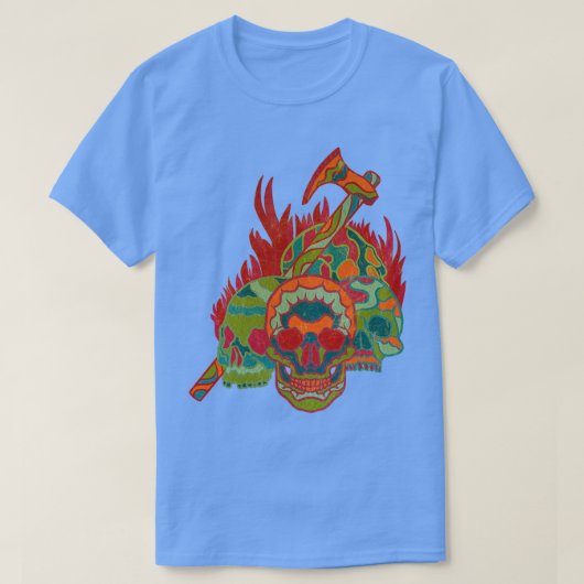 スカル Tシャツ (デザイン正面)