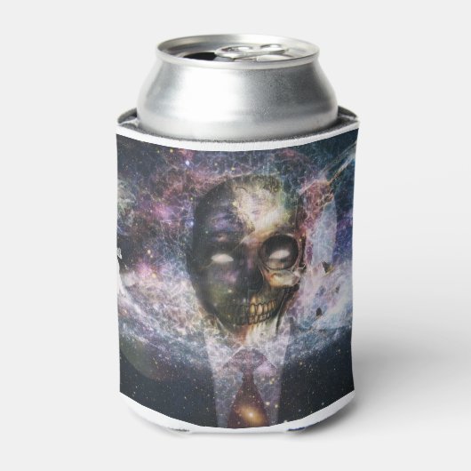 スカル(Tuxedo) 缶クーラー (缶正面)