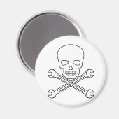 スカル-X – レンチ マグネット (正面/裏面)