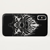 スカル-X Case-Mate iPhoneケース (裏面(横))