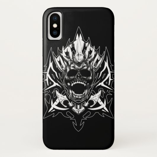 スカル-X Case-Mate iPhoneケース (裏面)