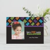 スカルBones 2 Halloween Photo Card 招待状 (スタンド正面)