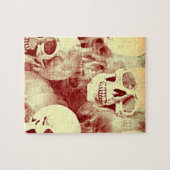 スカルbywhacky不気味なジグソーパズル ジグソーパズル (横)